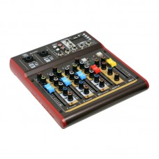 MINI 4FX 4 CHANNEL MIXER  WITH USB MP3 PLAYER