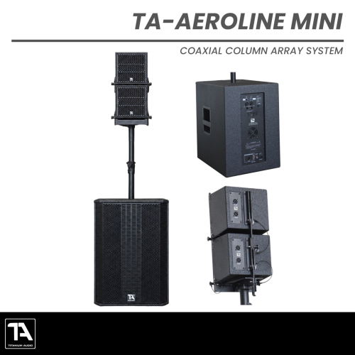 Titanium Audio TA Aeroline Mini Coaxial Column Array System Titanium Audio TA Aeroline Mini Coaxial Column Array System
