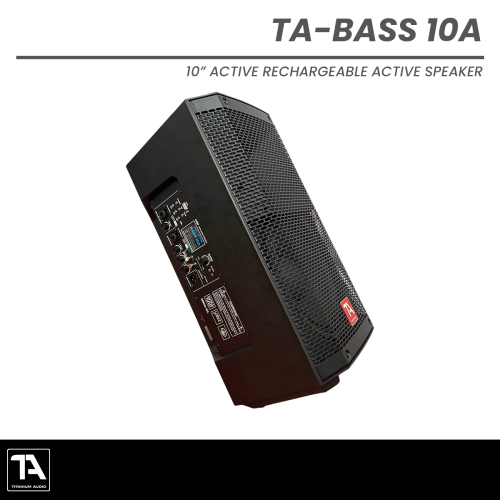 Titanium Audio TA Bass 10A 10" Active Battery Rechargeable Speaker Titanium Audio TA Bass 10A 10" Active Battery Rechargeable Speaker