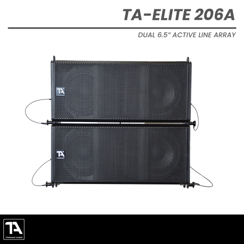 Titanium Audio TA Elite 206A Dual 6.5" Active Line Array System (SOLD AS PAIR) Titanium Audio TA Elite 206A Dual 6.5" Active Line Array System (SOLD AS PAIR)