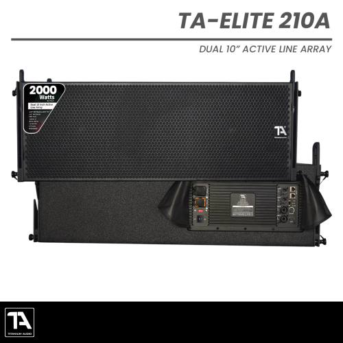 Titanium Audio TA Elite 210A Dual 10" Active Line Array Speaker (SOLD AS PAIR) Titanium Audio TA Elite 210A Dual 10" Active Line Array Speaker (SOLD AS PAIR)