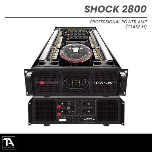 TA SHOCK 2800 Professional Class H Power Amplifier TA SHOCK 2800 Professional Class H Power Amplifier