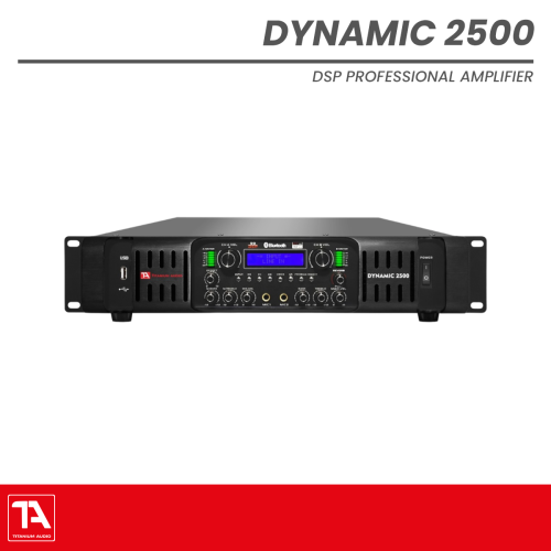 Titanium Audio Dynamic 2500 DSP | 2500W High-Power Professional Amplifier