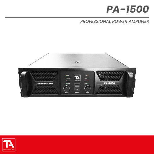 Titanium Audio PA1500 | 1200W Professional Power Amplifier