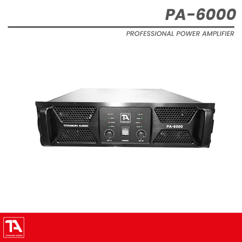 Titanium Audio PA 6000 | 3600W Professional Power Amplifier