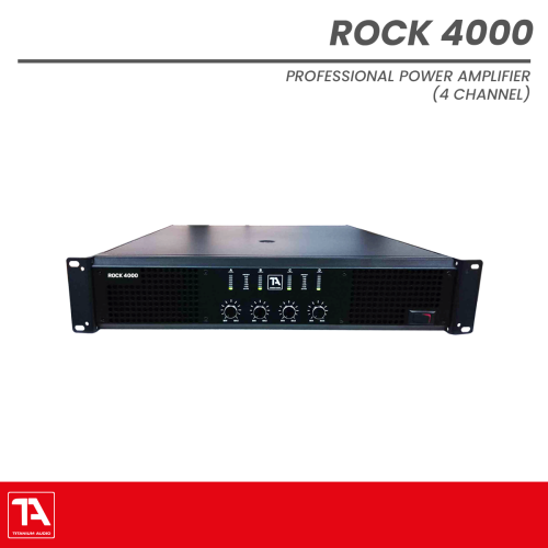 Titanium Audio Rock 4000 | 4-Channel 4000W Professional Power Amp