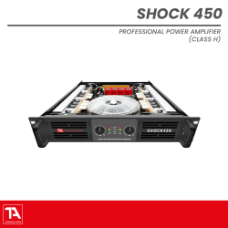 Titanium Audio Shock 450 | 900W Class H Professional Amplifier