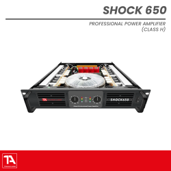 Titanium Audio Shock 650 | 1350W Bridge Mode Power Amplifier