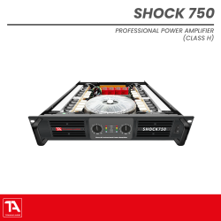 Titanium Audio Shock 750 | 1600W High-Current Power Amplifier