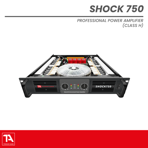 Titanium Audio Shock 750 | 1600W High-Current Power Amplifier