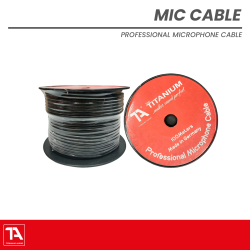 Titanium Audio 100m Microphone Cable | Heavy Duty Stereo Mic Wire