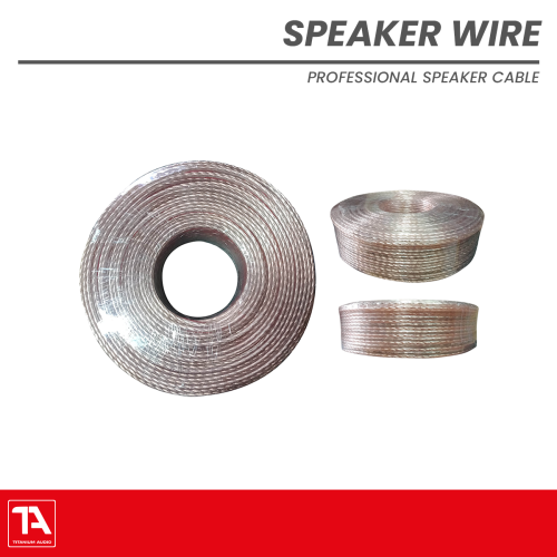 Titanium Audio 100m Speaker Wire | 14AWG & 16AWG Pure Copper