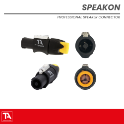Titanium Audio Male Speakon Connector | Professional Speaker Plug