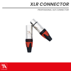 Titanium Audio Premium XLR Connector Pair | Male & Female