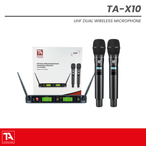 Titanium Audio TA-X10 Dual UHF Wireless Microphone