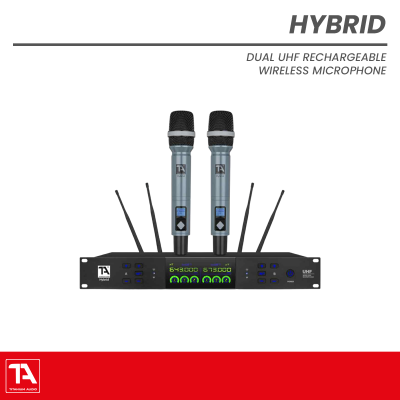 Titanium Audio TA Hybrid Dual UHF Professional Rechargeable System Titanium Audio TA Hybrid Dual UHF Professional Rechargeable System