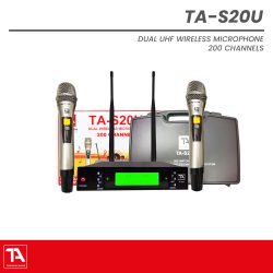 Titanium Audio TA-S20U Plus Dual UHF Wireless Mic with Case