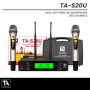 Titanium Audio TA-S20U Plus Dual UHF Wireless Mic with Case