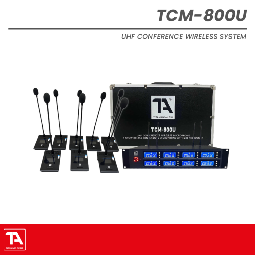 Titanium Audio TCM-800U 8-Channel Wireless Conference System
