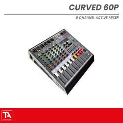 Titanium Audio Curved 60P | 600W 6-Channel Powered Mixer