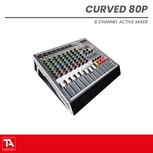 Titanium Audio Curved 80P | 700W 6-Channel Powered Mixer