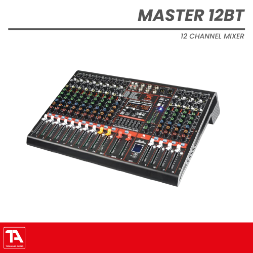 Master 12BT | 12-Channel Professional Analog Mixer
