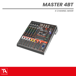 Master 4BT | 4-Channel Professional Analog Mixer