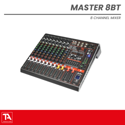 Master 8BT | 8-Channel Professional Analog Mixer