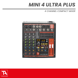 Mini 4 Ultra Plus Professional Analog Mixing Console