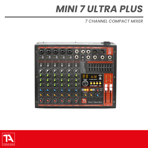 Mini 7 Ultra Plus Professional Analog Mixing Console