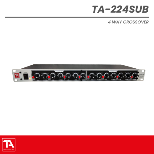 Titanium Audio TA 224SUB Professional 4-Way Active Crossover