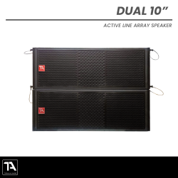 Titanium Audio Dual 10" Active Line Array | 2000W NEO Waterproof (PAIR) Titanium Audio Dual 10" Active Line Array | 2000W NEO Waterproof (PAIR)