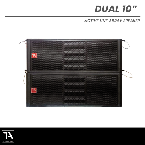 Titanium Audio Dual 10" Active Line Array | 2000W NEO Waterproof (PAIR)