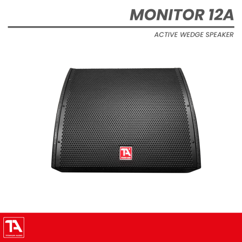 Titanium Audio Stage Monitor 12A | 800W Active Coaxial Wedge ( Per Piece)
