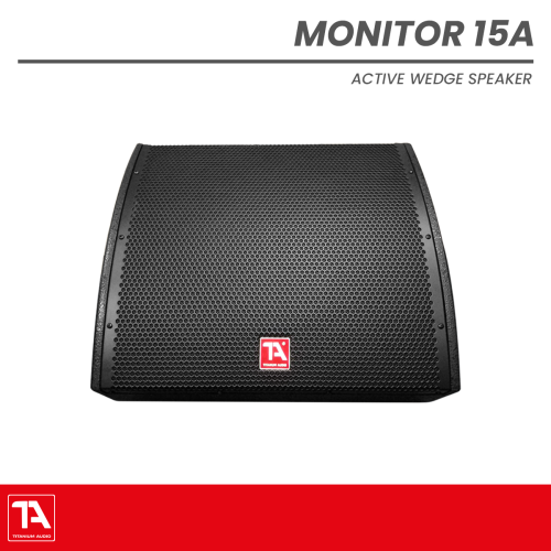 Titanium Audio Stage Monitor 15A | 1000W Active Coaxial Wedge ( Per Piece)
