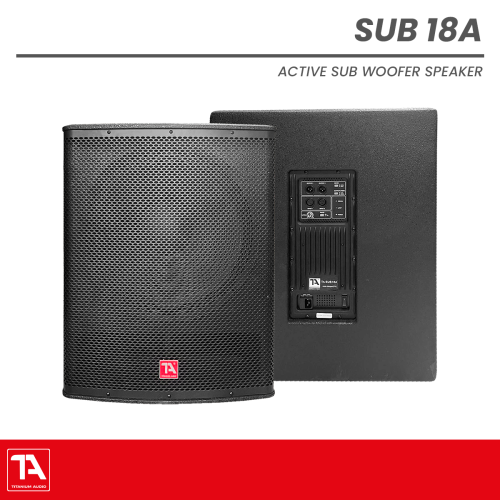 Titanium Audio SUB 18A V2 | 18" 2400W High-Output Active Subwoofer