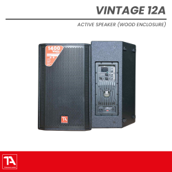 Titanium Audio Vintage 12A | 1400W Active Wooden Speaker with TWS
