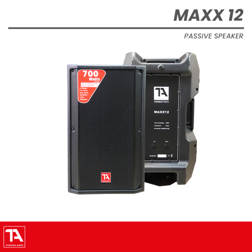 Titanium Audio MAXX 12 | 12" 700W Passive PA Speaker