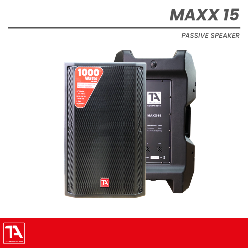 Titanium Audio MAXX 15 | 15" 1000W Passive PA Speaker