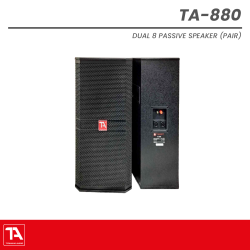 Titanium Audio TA 880 | Dual 8" 1200W Passive Speaker Pair