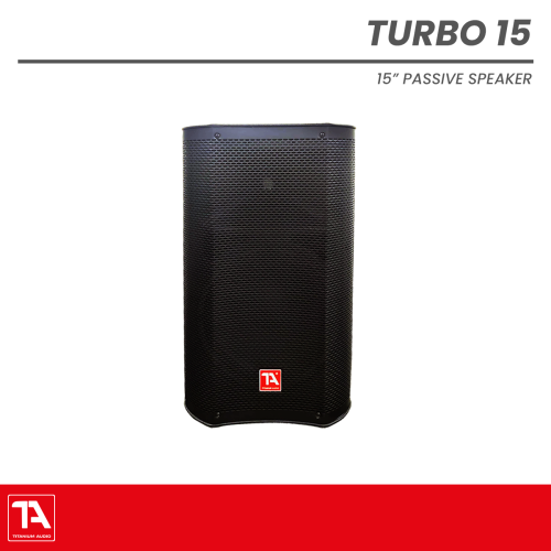 Titanium Audio Turbo 15 | 15" 1200W High-Performance Passive Speaker