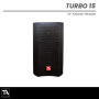 Titanium Audio Turbo 15 | 15" 1200W High-Performance Passive Speaker ( Per Piece)