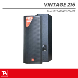 Titanium Audio Vintage 215 | Dual 15" 2000W Passive Wooden PA Speaker