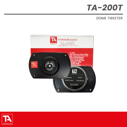 Titanium Audio TA 200T | 100W High-Efficiency Dome Tweeter