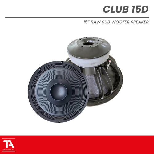 Titanium Audio Club 15D | 15-Inch 2400W High-Power Subwoofer