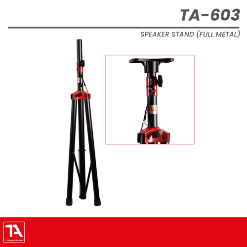 Titanium Audio TA 603 | Professional Full Metal Speaker Stand