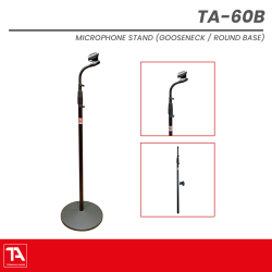 Titanium Audio TA 60B | Flexible Gooseneck Round Base Mic Stand