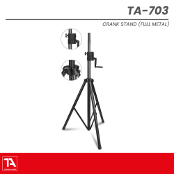 Titanium Audio TA 703 | Heavy-Duty Gear-Type Crank Stand