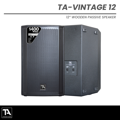 Titanium Audio TA Vintage 12" Passive Wooden Speaker Titanium Audio TA Vintage 12" Passive Wooden Speaker