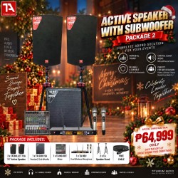 Active With Sub 2 – TA Bullet 15A Sound System Package
